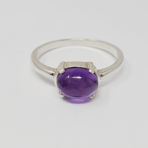 Sterling Silver Amethyst Ring