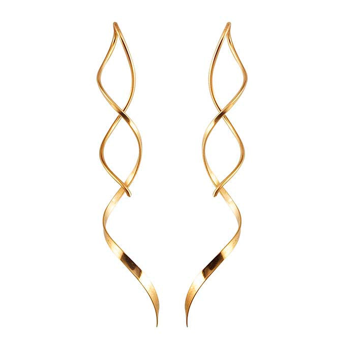 14k Gold-filled Swirl Earrings