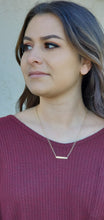 Load image into Gallery viewer, 14k Gold-Filled Bubble Bar Necklace - 15 inch
