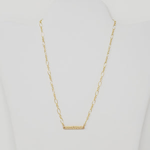 14k Gold-Filled Bubble Bar Necklace - 15 inch