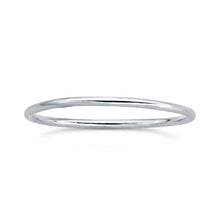 Load image into Gallery viewer, Sterling Silver Round Wire Stackable Ring
