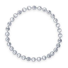 Load image into Gallery viewer, Sterling Silver Diamond-Cut Bead Chain Stackable Ring
