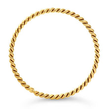 Load image into Gallery viewer, 14k Gold-Filled Twisted Stackable Ring
