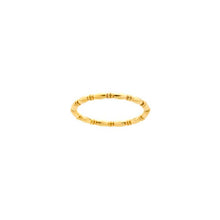 Load image into Gallery viewer, 12k Gold-Filled 2mm Beaded Pattern Ring. Hand Crafted
